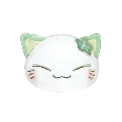 Afbeelding van Nemuneko Cat Figure GREEN SOFT PLUSH TOY 18 CM