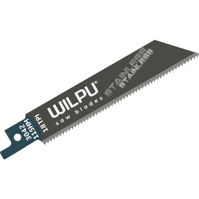 Afbeelding van Reciprozaagblad Wilpu 3042/115 HM Geschikt voor RVS platen en profielen Bosch S518EHM (set van 2)