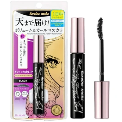 Afbeelding van ISEHAN KISS ME HEROINE MAKE VOLUME UP MASCARA SUPER WATERPROOF (JET BLACK)