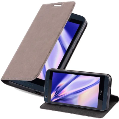 Afbeelding van Cadorabo Hoesje geschikt voor HTC Desire 626G in KOFFIE BRUIN Beschermhoes met magnetische sluiting, standfunctie en kaartvakje Book Case Cover Etui