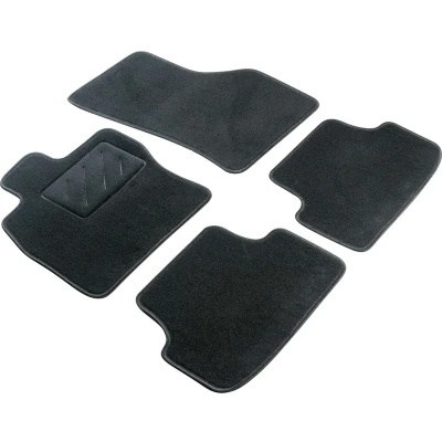 Afbeelding van WALSER 80048 Vloermatset Textiel voor en achter 4 Zwart BMW: 5 Saloon, Touring