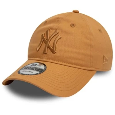 Afbeelding van New Era York Yankees League Essential Dark Beige 9TWENTY Adjustable Cap
