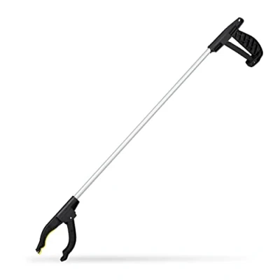 Afbeelding van Relaxdays grijper grijpstok afvalgrijper grijphulp grijparm 76 cm aluminium
