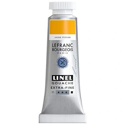 Afbeelding van Lefranc &amp; Bourgeois Linel Gouache Extra Fine Persian Yellow 163 14ml