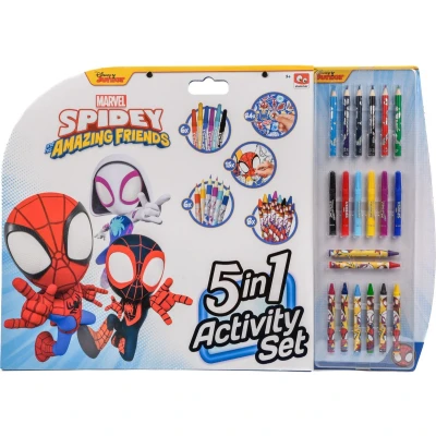 Afbeelding van Activiteitendoos om te Kleuren Spidey 5 in 1