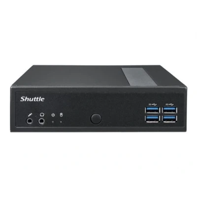 Image de Shuttle XPC Slim DL3000EP PC Celeron N100 / jusqu&#039;à 3.4 GHz RAM 8 Go SSD 128 NVMe UHD Graphics Gigabit Ethernet, 2.5 Ethernet Windows 10 Enterprise LTSC moniteur : aucun noir
