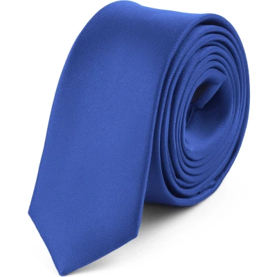 Afbeelding van Ladeheid Smal Stropdas Stropdassen voor heren Lengte: 150 cm, Breedte: 5 cm Blauw2 LA SR SP