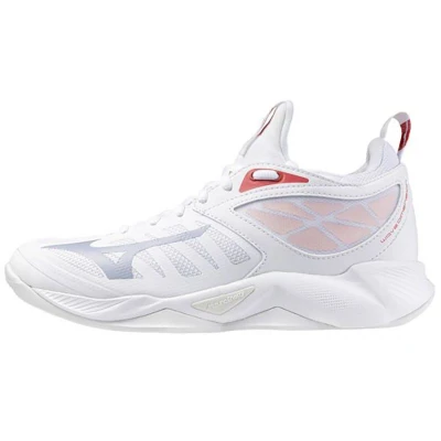 Afbeelding van Mizuno WAVE DIMENSION Volleybalschoenen Wit/aleutian/cloud pink Dames Maat 37