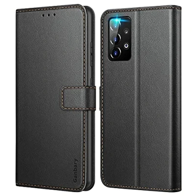 Afbeelding van Ganbary Beschermhoes voor Samsung Galaxy A52 (5G/4G) / A52s 5G, [Premium PU leerhoes] [Flip Case] [Portemonneevak], zwart
