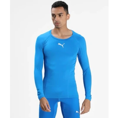 Afbeelding van Puma LIGA Longsleeve, Heren, Maat: Small, Electric blue lemonade