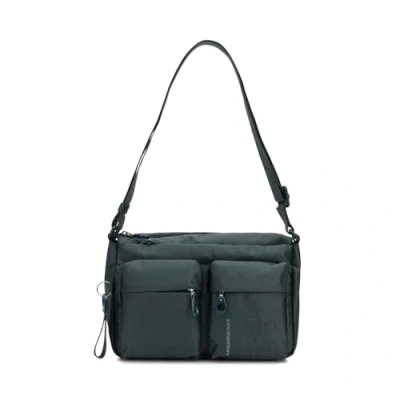 Afbeelding van MANDARINA DUCK schoudertas MD20 Medium Crossover Pine Green petrol