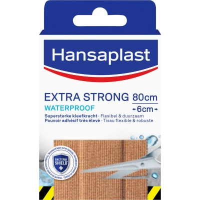 Afbeelding van Hansaplast Pleisters Extra Strong Waterproof 80cmx6cm
