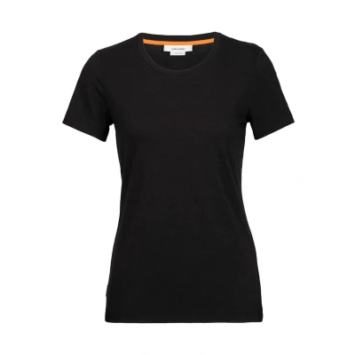 Afbeelding van Icebreaker Central Classic Tshirt basic, Dames, Maat: XS, Black