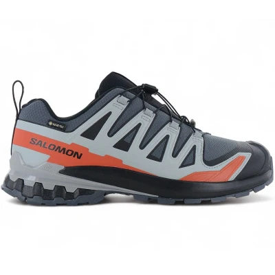 Afbeelding van Salomon XA PRO 3D V9 GORE TEX L47817500 Hardloopschoenen Heren Turbulence Black Burnt Ochre EU 49 13 Multicolour