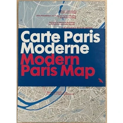 Afbeelding van Modern Paris map / Carte Moderne