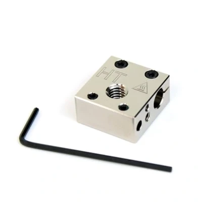 Afbeelding van Micro Swiss Plated Copper Hoge Temperatuur MK8 Stijl Heater Block Upgrade voor CR10 / Ender/ANET A8 MK7, MK8, MK9 Hotends printers