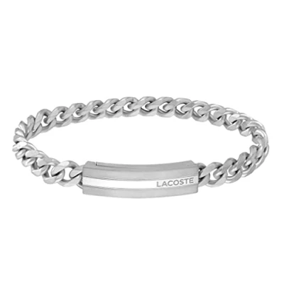 Afbeelding van Lacoste Adventurer Bracelet Armband silvercoloured, Heren, Maat: One Size, Silver coloured
