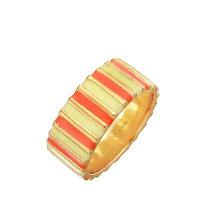 Afbeelding van Elli Summer LOOK Ring, Dames, Maat: 54, Orange