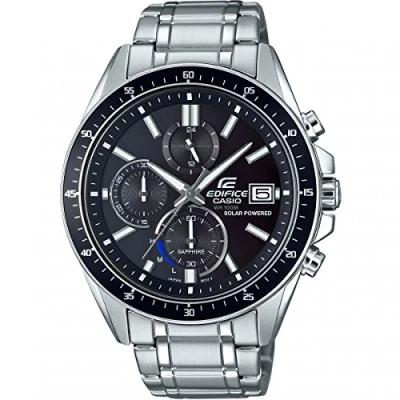 Afbeelding van Casio Edifice Premium EFS Chronograaf silvercoloured, Heren, Maat: One Size, Silver coloured