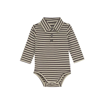 Afbeelding van Romper Spur Stripe Pattern Dark Grey 50