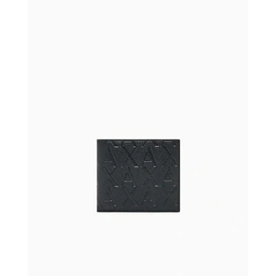 Afbeelding van Armani heren Portemonnee met logo in de kleur Zwart