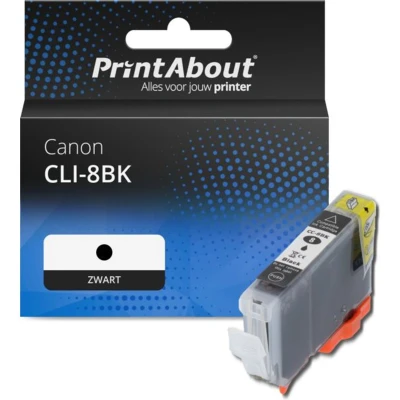 Afbeelding van Huismerk Canon CLI 8BK Inktcartridge Zwart