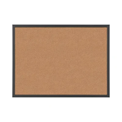 Afbeelding van Bi Office Kurk prikbord, kurkbord met zwart MDF frame, 60 x 40 cm