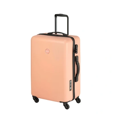 Afbeelding van Princess Traveller PT 01 with Scale Medium Trolley peony pink Harde Koffer