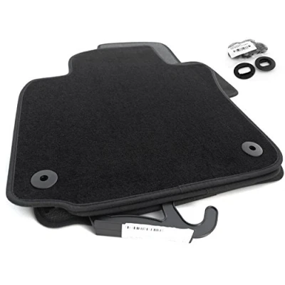 Afbeelding van Vloermatten voor Volkswagen Golf iV/Bora/New Beetle, velours, 4 delig, zwart