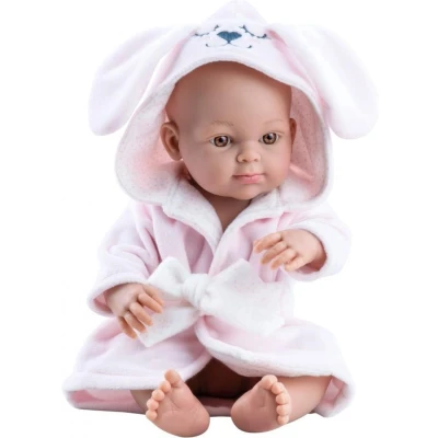 Afbeelding van Paola Reina Mini Pikolines Babypop Meisje Badjas 32 cm