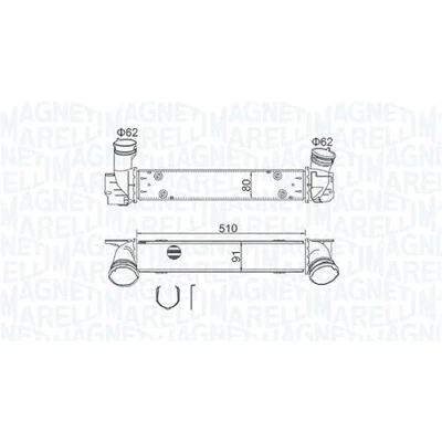 Afbeelding van Magneti Marelli Interkoeler 351319204880
