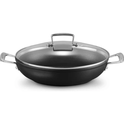 Afbeelding van Le Creuset Essential Ceramic Provencaalse Sauteuse Met Glazen Deksel 30 cm