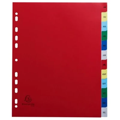 Afbeelding van Exacompta 92E 20x Intercalaires Mois A