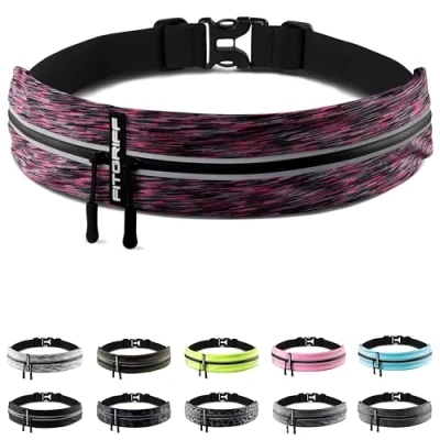 Afbeelding van Fitgriff® Hardloopriem voor mobiele telefoon, hardlooptas, heuptas, sportriem, loopriem joggen, hardlopen, sport, fitness, geschikt iedereen