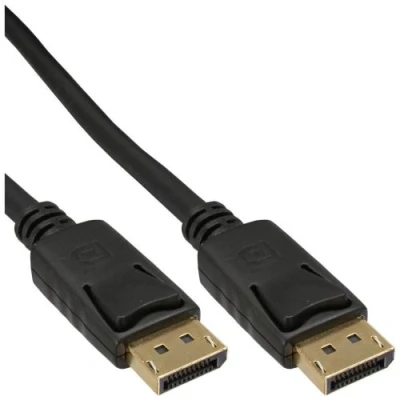 Image de InLine Câble DisplayPort (M) pour 1.2 50 cm support 4K noir