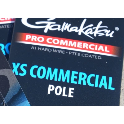 Image de Gamakatsu Pro Commercial Coarse XS Pole 20cm Sans Ardillon (8 pcs) Maat : haak 12 0.19mm