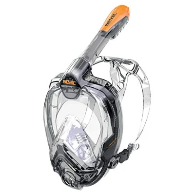 Afbeelding van Seac Libera, New Generatie Geïntegreerd Snorkelmasker, Hypoallergene Silicone, Snelsluiting, 3 Maten
