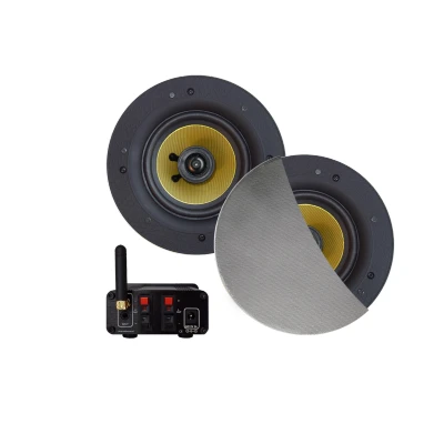 Afbeelding van Bluetooth audiosysteem met samba speaker set (mat chroom) 70WATT
