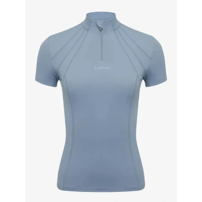 Image de LeMieux Baselayer Mia Mesh Manches Courtes Bleu glace EU 44