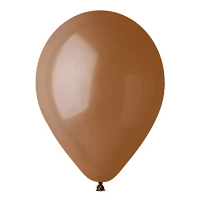 Afbeelding van Ciao Set van 100 hoogwaardige natuurlijke latexballonnen G120 (Ø 33 cm/13 inch), mokka bruin