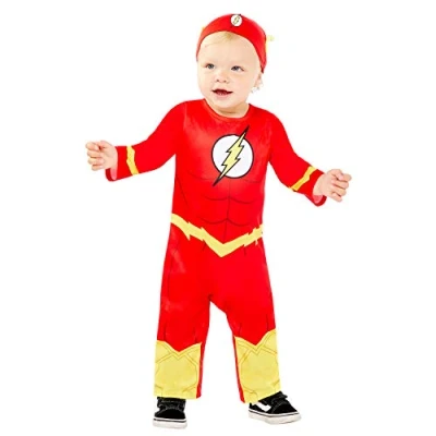 Afbeelding van amscan 9909321 babykostuum met flitslicht, 12 18 maanden, kinderen, uniseks, 9909321, meerkleurig