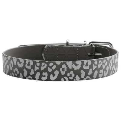 Afbeelding van Hunter Halsband Convenience Reflect Grijs&amp;Reflectie Hondenhalsband 40 cm