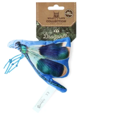 Afbeelding van Wildlife Libelle Kattenspeelgoed Blauw Lichtblauw Groen