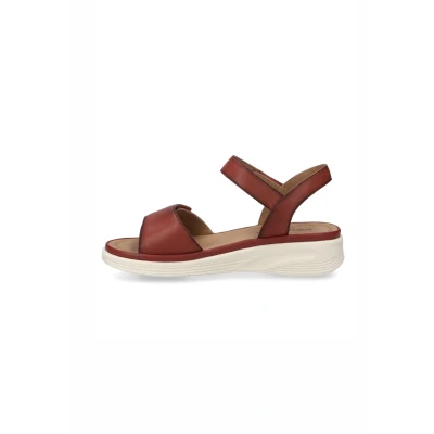 Afbeelding van Josef Seibel Sevran Sandalen met sleehak, Dames, Maat: 37, Hibiscus Leer