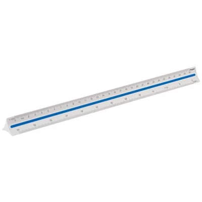 Afbeelding van Maped driekantige schaalstok 30 cm, 1:100 1:500