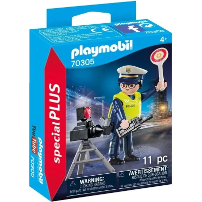 Afbeelding van PLAYMOBIL Special Plus Politieman met flitscontrole 70305