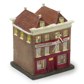 Afbeelding van Kerstdorp Hoorn De Goedkoope IJzer en Houtwinkel Dickensville