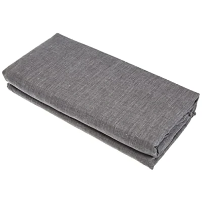 Afbeelding van Douceur d&#039;Intérieur 1642752 hoeslaken, 2 personen, polyester, grijs, 140 x 190 cm