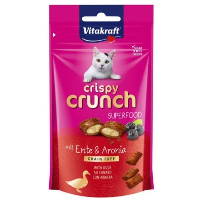 Afbeelding van Vitakraft Crispy Crunch 60 g Kattensnack Eend&amp;Zwartebessen