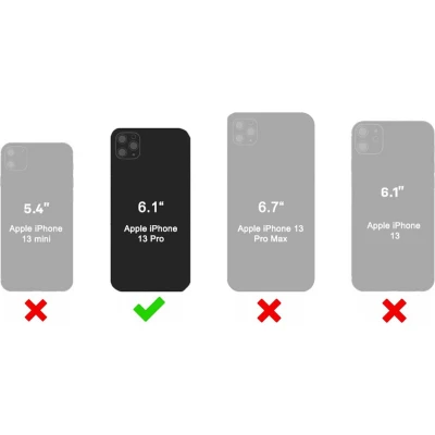 Afbeelding van Otterbox Defender Kunststof Back Cover Zwart Apple iPhone 13 Pro